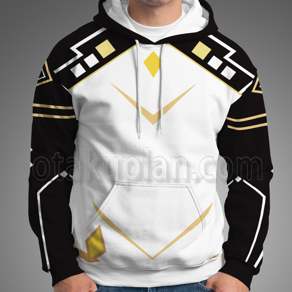 Genshin Impact Zhongli Geo Archon Rex Morax Cosplay Hoodie