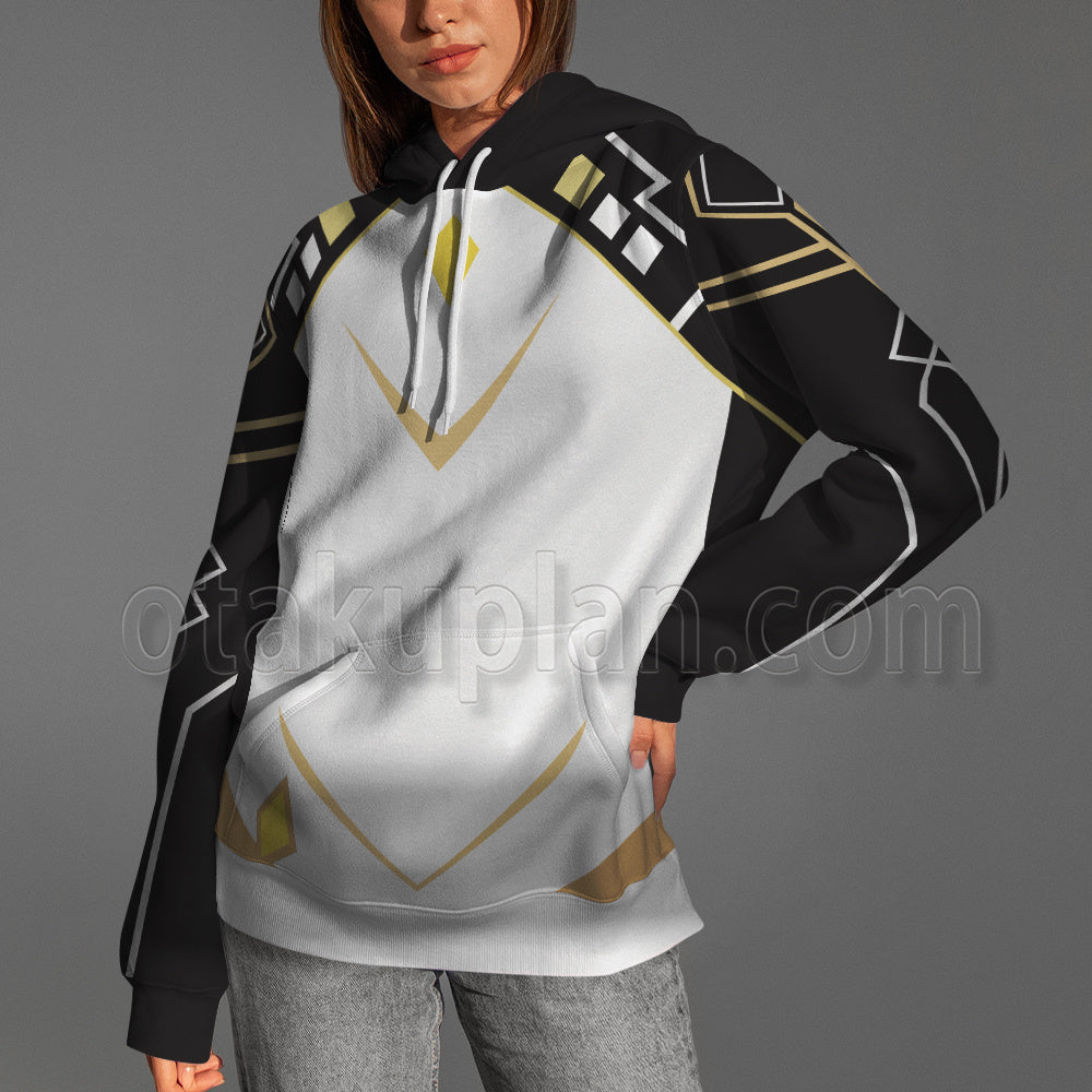 Genshin Impact Zhongli Geo Archon Rex Morax Cosplay Hoodie