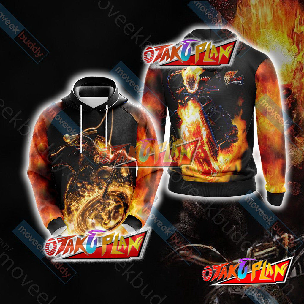 Ghost Rider Unisex 3D Hoodie