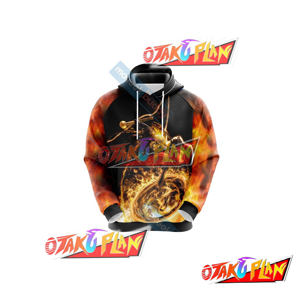 Ghost Rider Unisex 3D Hoodie