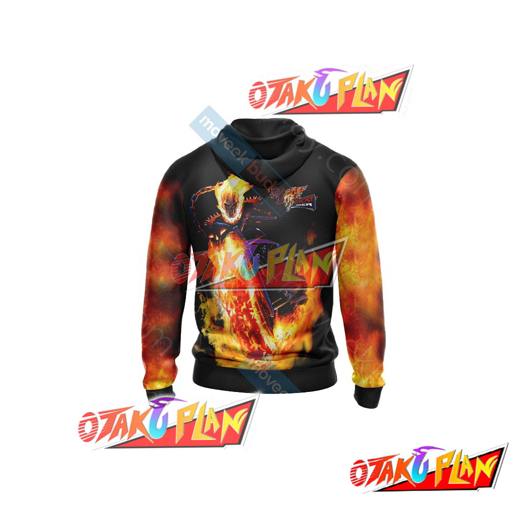 Ghost Rider Unisex 3D Hoodie