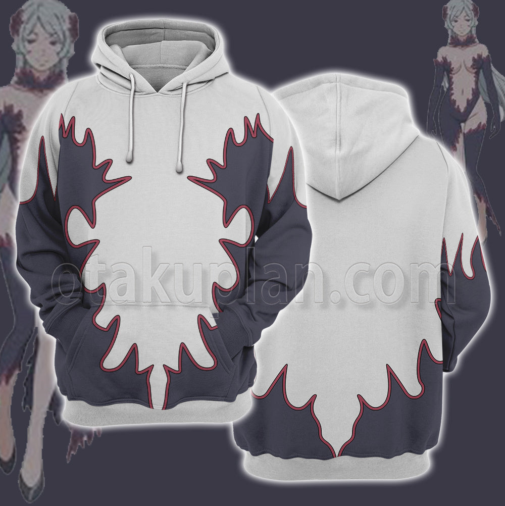 Girls In A Dungeon Freya Deep Purple Cosplay Hoodie
