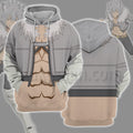 Girls In A Dungeon Loga Bete Grey Cosplay Hoodie