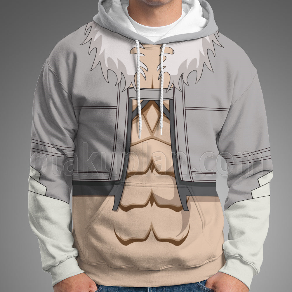 Girls In A Dungeon Loga Bete Grey Cosplay Hoodie