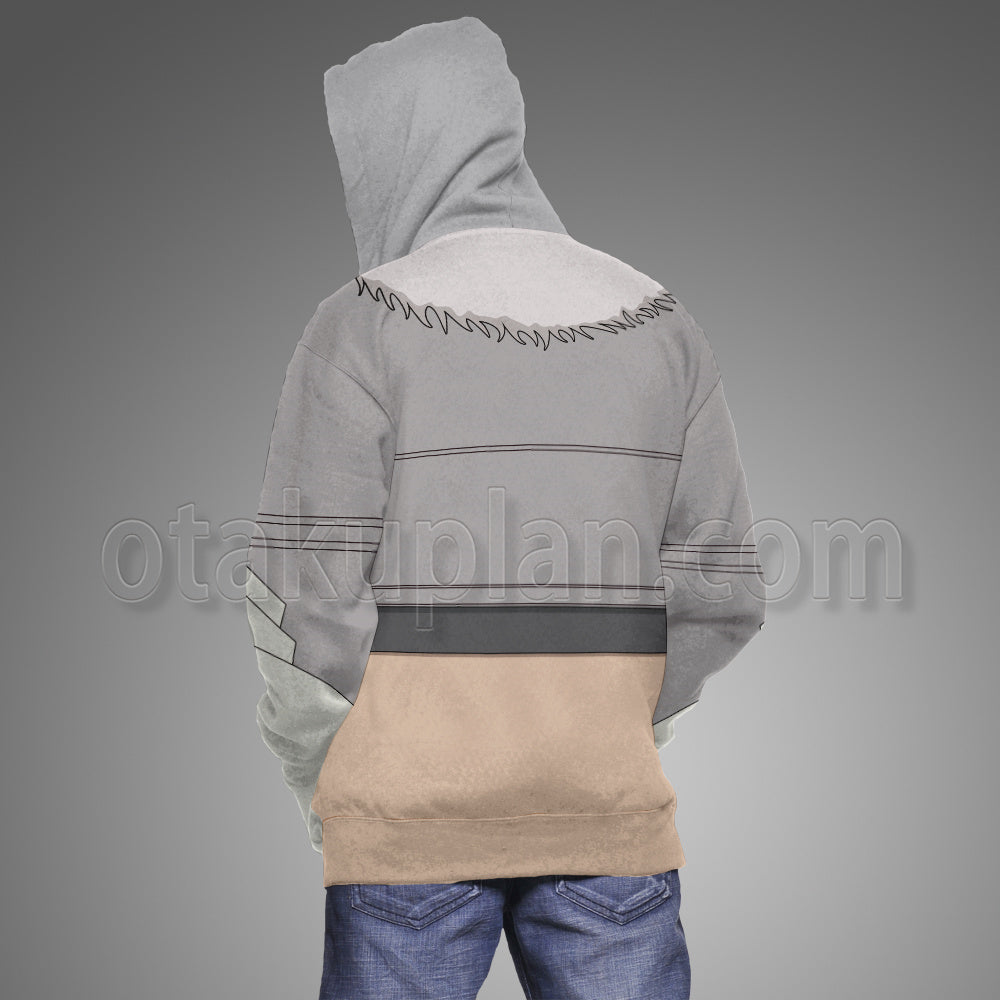 Girls In A Dungeon Loga Bete Grey Cosplay Hoodie