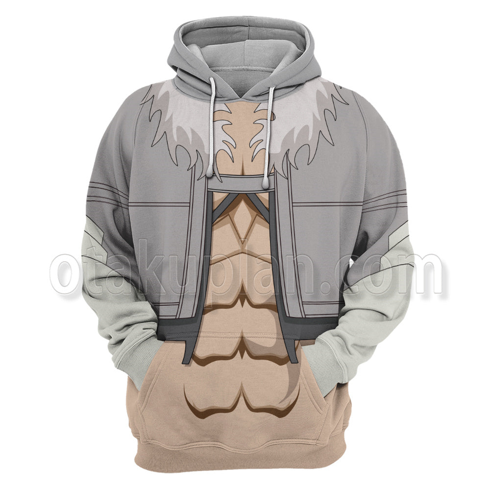 Girls In A Dungeon Loga Bete Grey Cosplay Hoodie