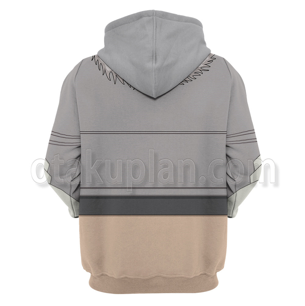 Girls In A Dungeon Loga Bete Grey Cosplay Hoodie