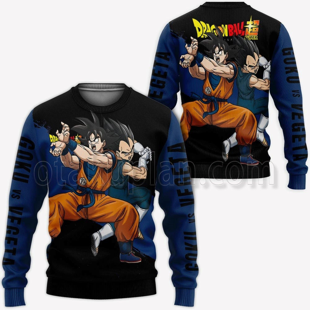 Goku and Vegeta Hoodie Super Custom Anime