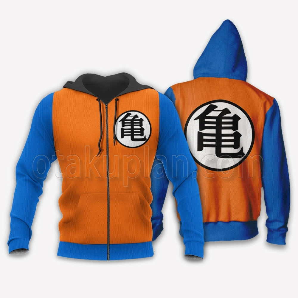 Goku Turtle Hermit Hoodie Costume Anime