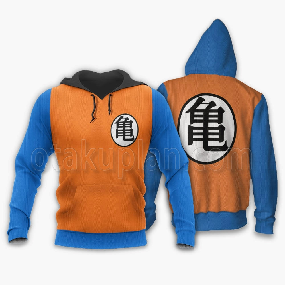 Goku Turtle Hermit Hoodie Costume Anime