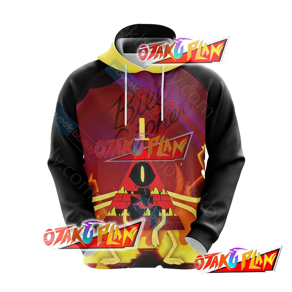Gravity Falls - Bill Cipher Unisex 3D Hoodie