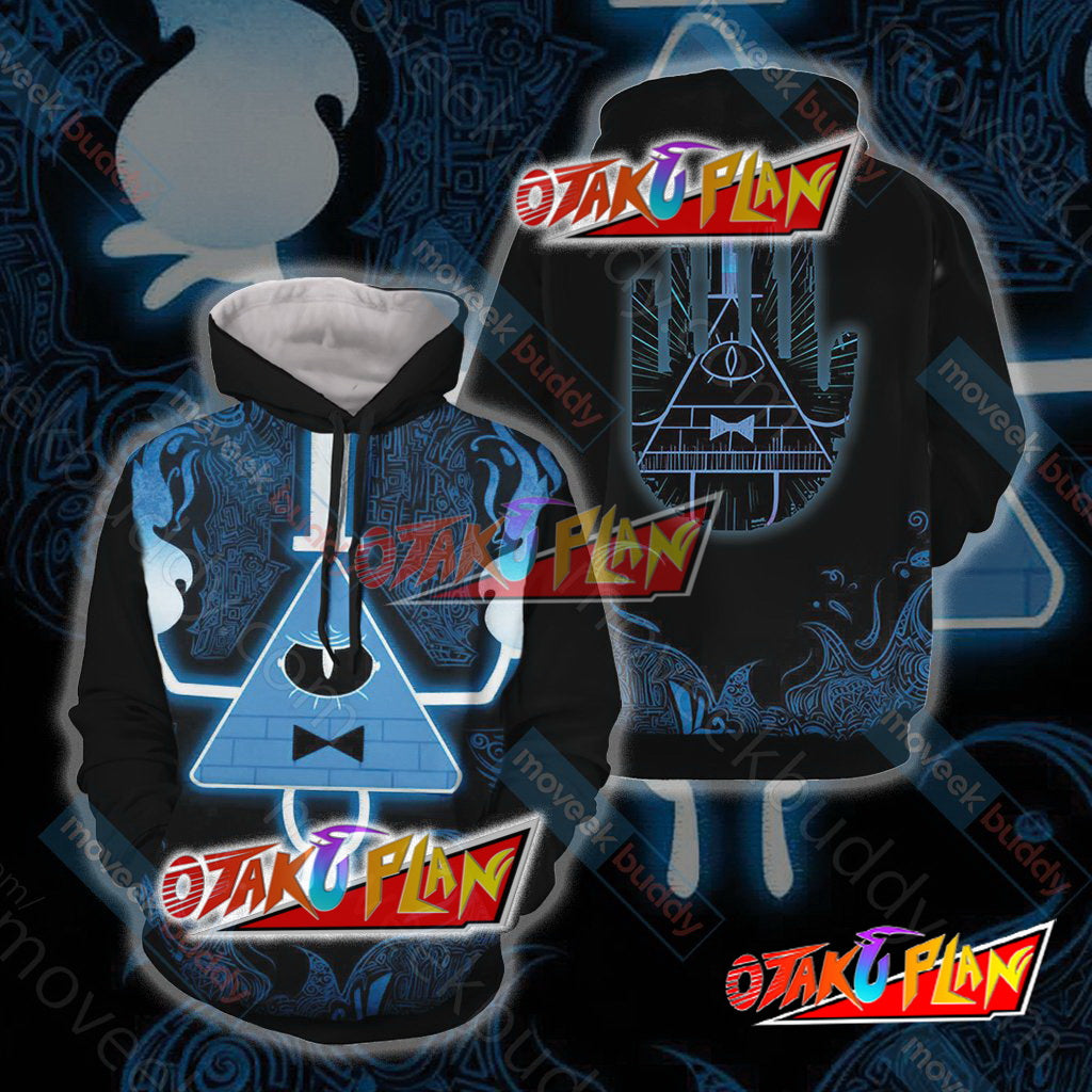 Gravity Falls - Bill Cipher Wheel New Unisex 3D Hoodie