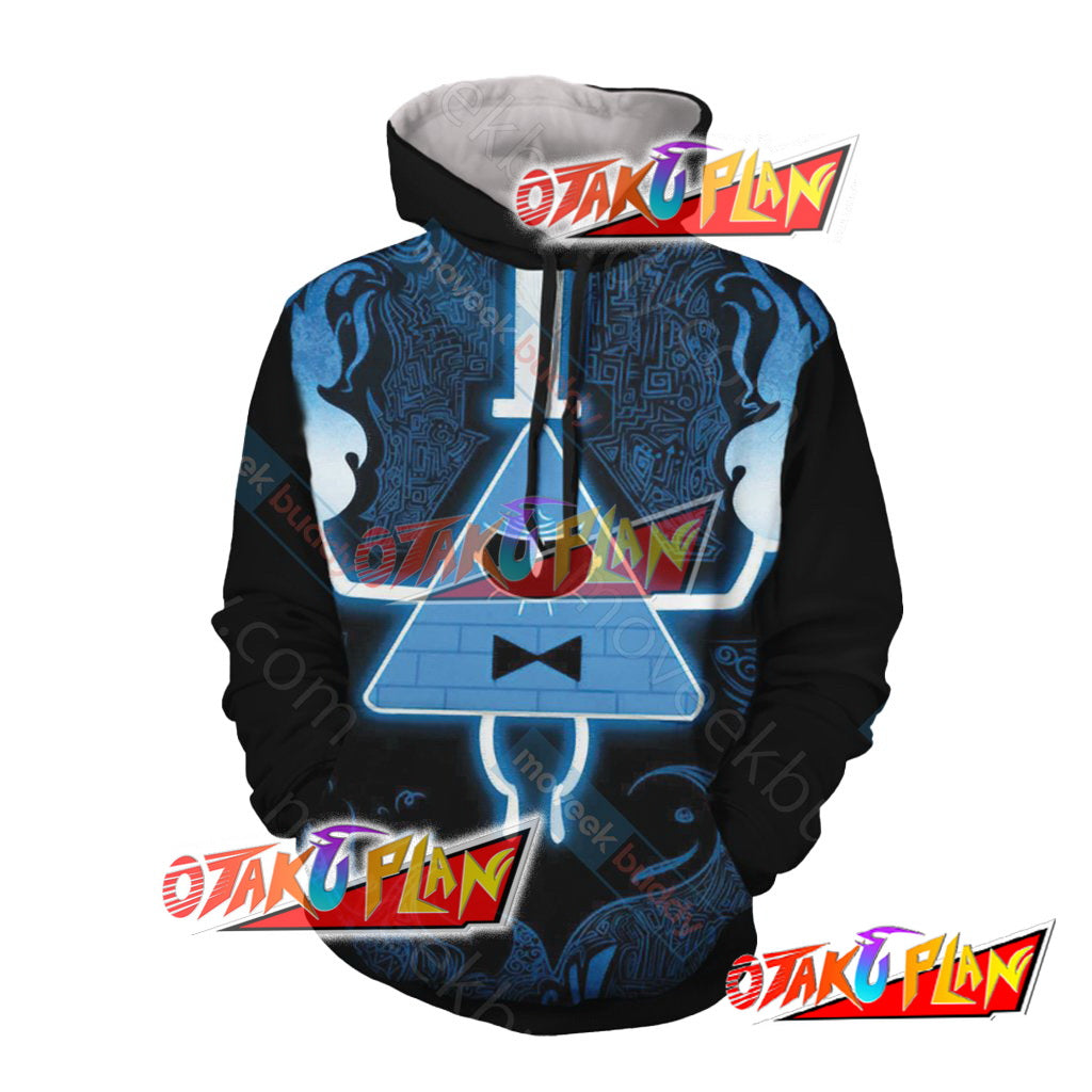 Gravity Falls - Bill Cipher Wheel New Unisex 3D Hoodie