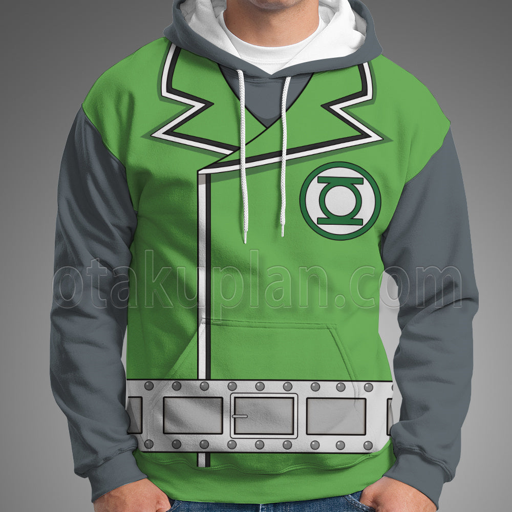 Green Lantern Green Uniform Cosplay Hoodie