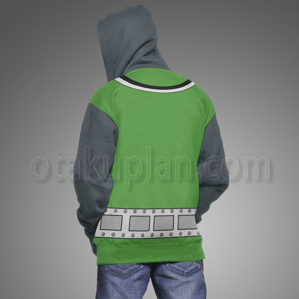 Green Lantern Green Uniform Cosplay Hoodie