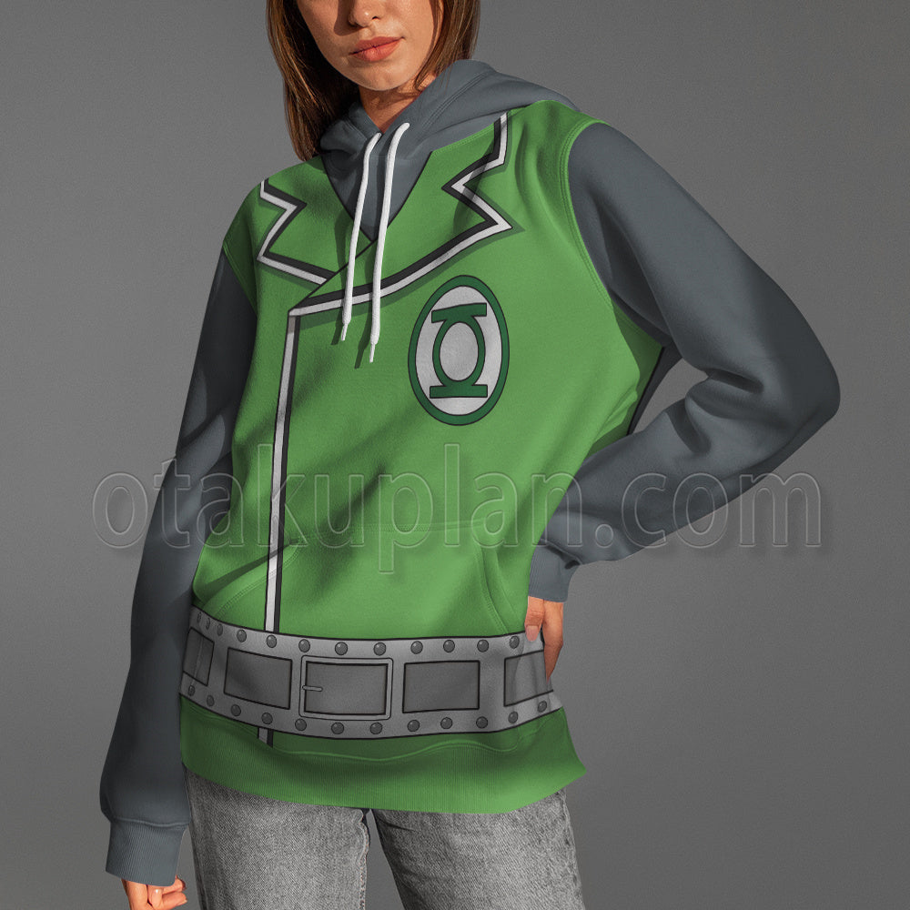 Green Lantern Green Uniform Cosplay Hoodie