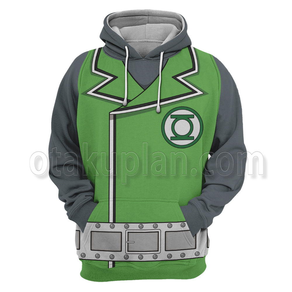Green Lantern Green Uniform Cosplay Hoodie