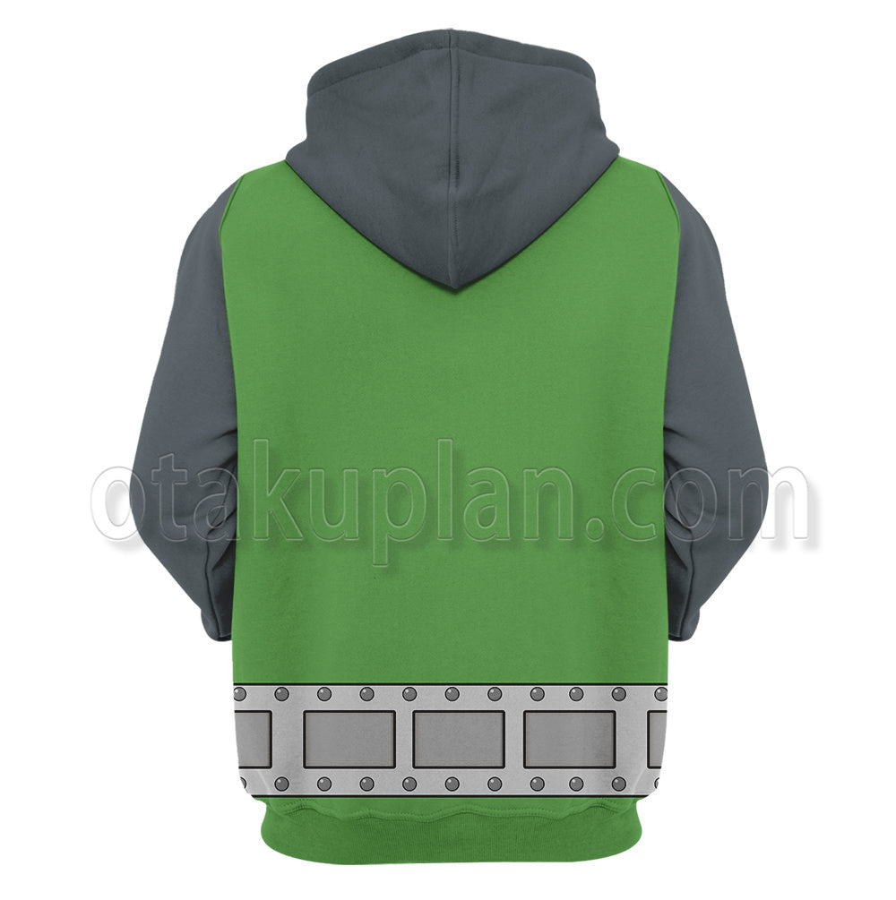 Green Lantern Green Uniform Cosplay Hoodie