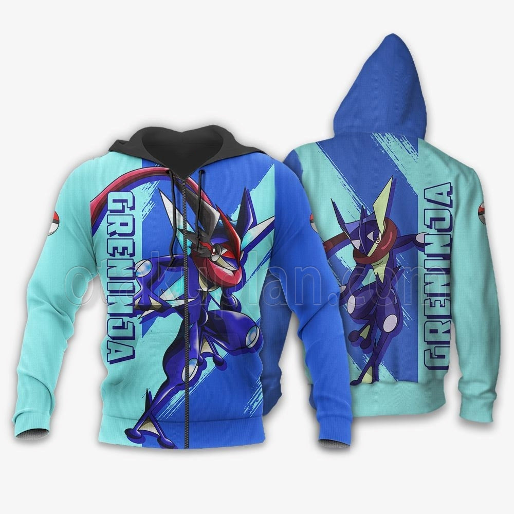 Greninja Hoodie Custom Anime