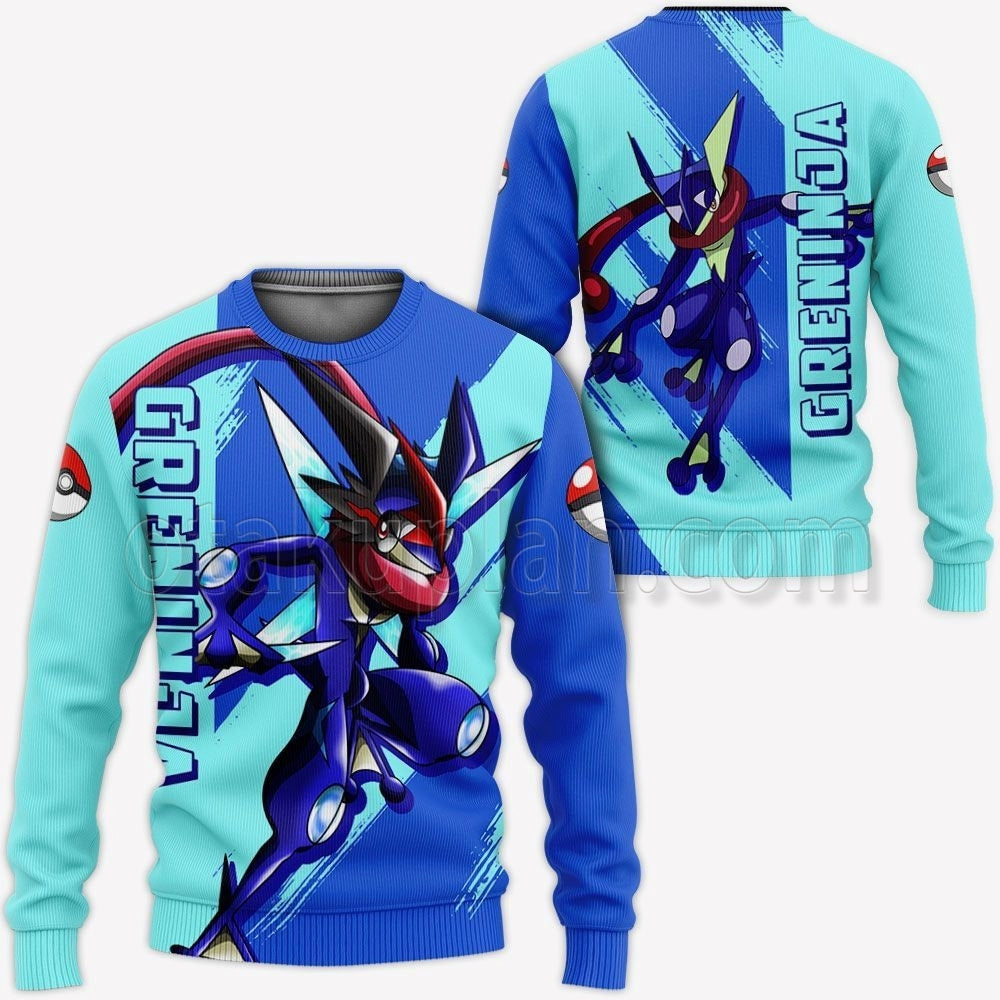 Greninja Hoodie Custom Anime
