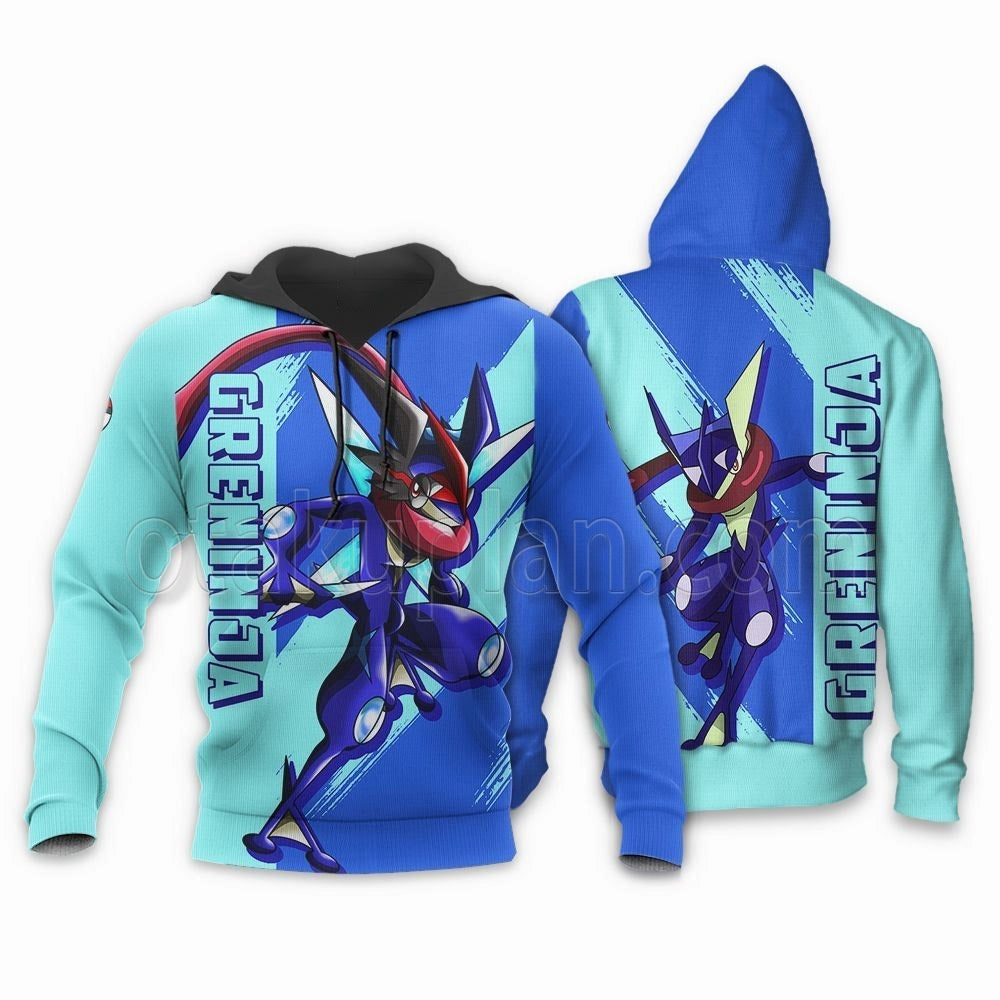 Greninja Hoodie Custom Anime