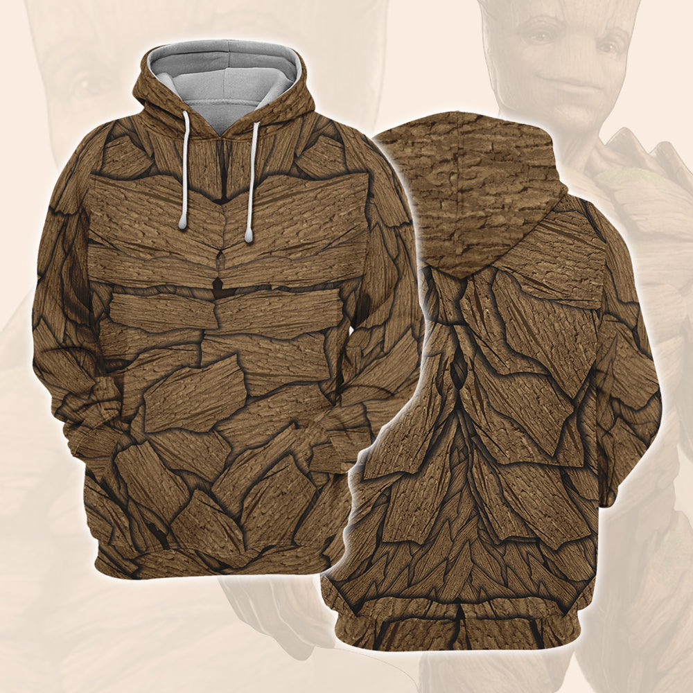 Guardians of the Galaxy Vol.3 Juvenile Groot Cosplay Hoodie