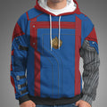 Guardians of the Galaxy Vol.3 Nebula Mechanical Arm Uniform Cosplay Hoodie