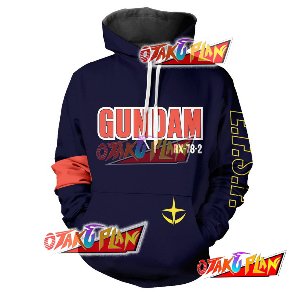 Gundam Unisex Pullover Hoodie