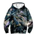 Gundam Wing Gundam Zero And Freedom Gundam Joint Illustration Anime Apparel