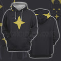 Gushing Over Magical Girls Venalita Black Cosplay Hoodie