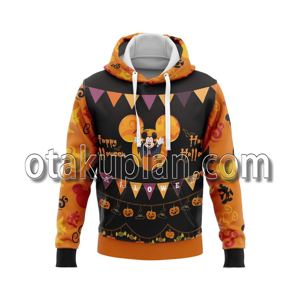 Halloween Mickey Mouse Flag Hoodie