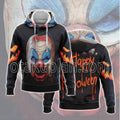Halloween Scary Pumpkin Clown Hoodie