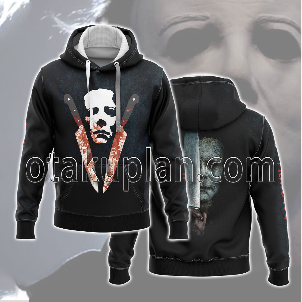 Halloween The Shape Fruit Knife Hoodie