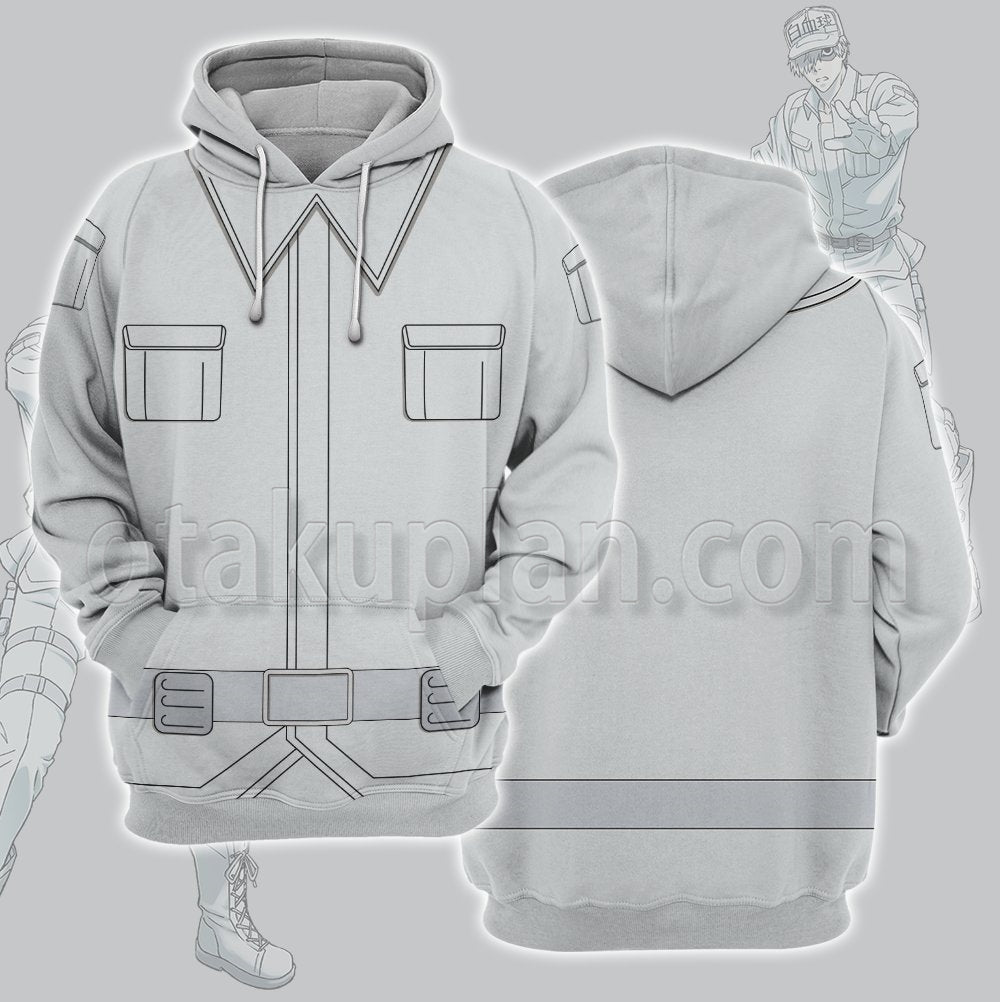 Hataraku Saibou Hakkekkyuu U-1146 uniform Hoodie