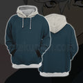 Hells Paradise Jigokuraku Gabimaru Black Ninja Suit Cosplay Hoodie