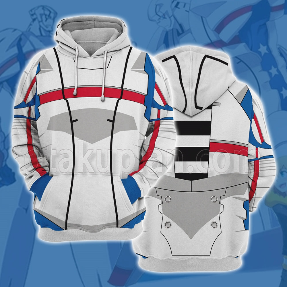 Heroman Hero Mysterious Robot Cosplay Hoodie