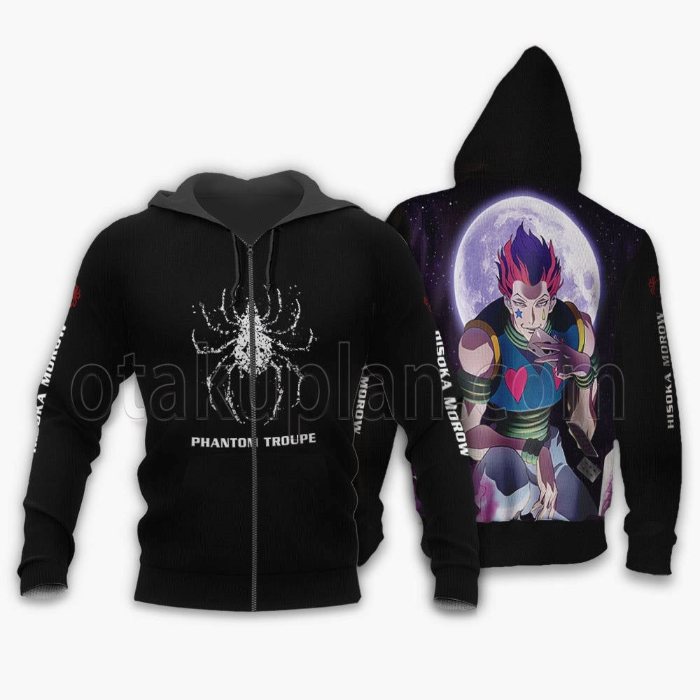 Hisoka Phantom Troupe Hoodie Custom Anime