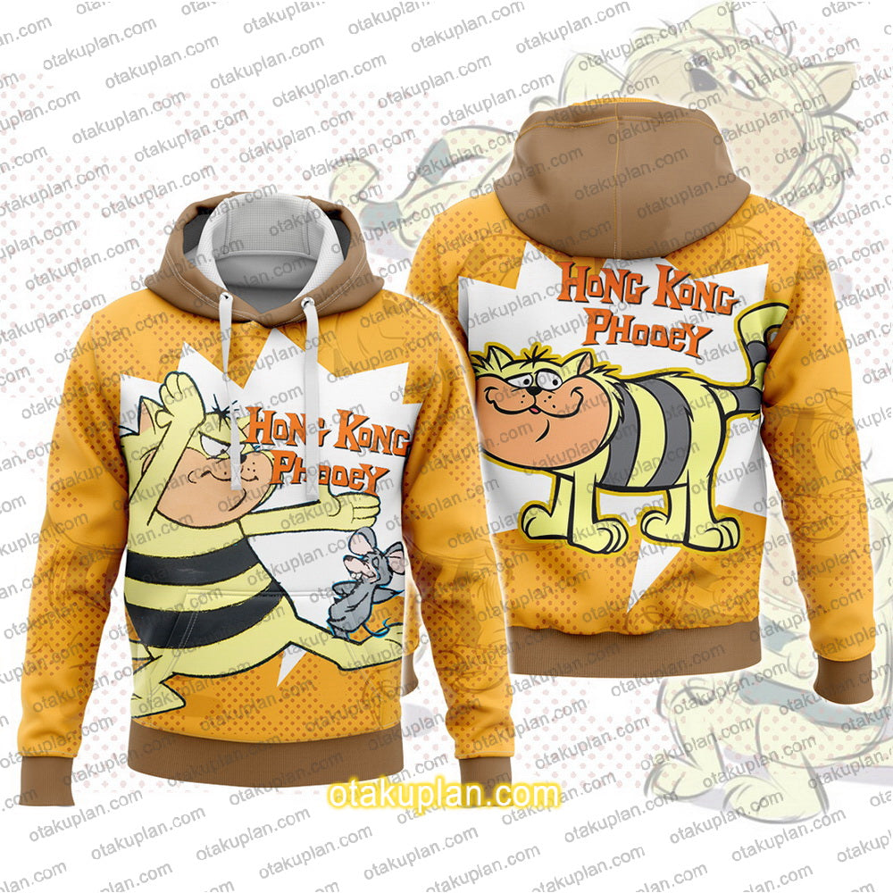 Hong Kong Phooey Spot Inking Color Hoodie