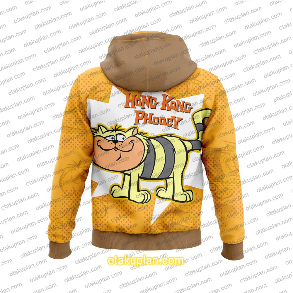 Hong Kong Phooey Spot Inking Color Hoodie