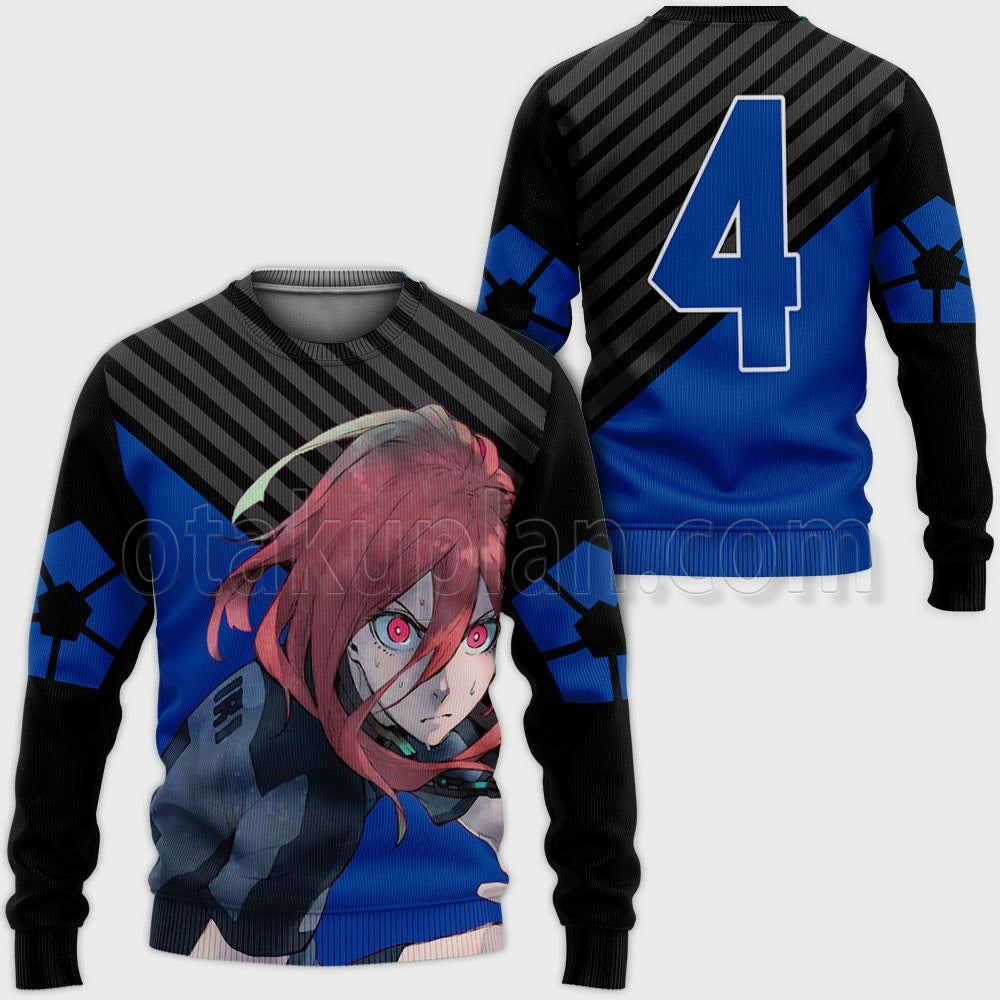 Hyoma Chigiri Custom Hoodie