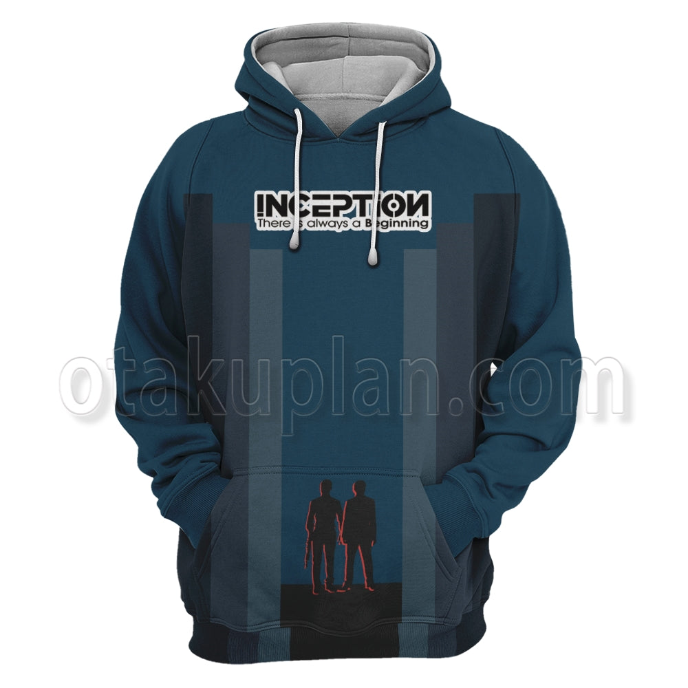 Inception There Is Always A Beginning Navy Blue Hoodie