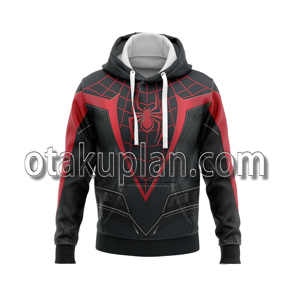 Insomniac Spider Hero 2 Miles Morales Cosplay Hoodie