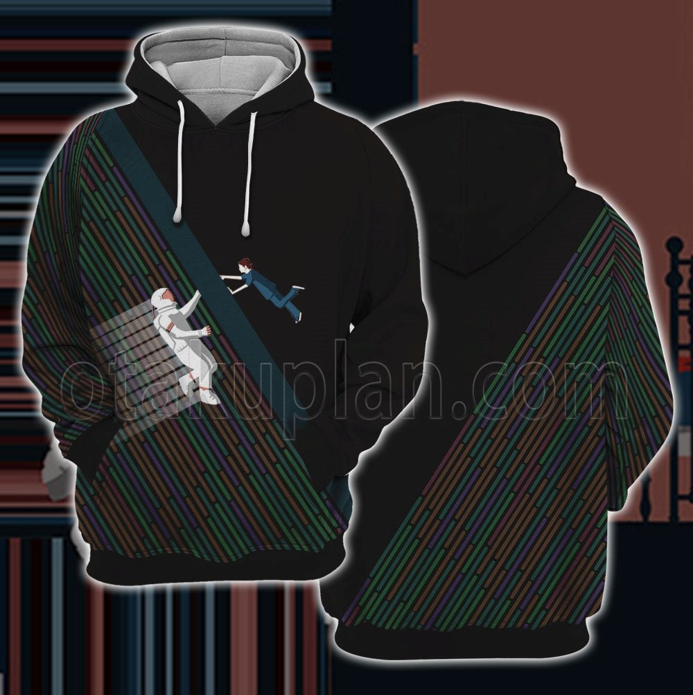 Interstellar 2014 5d Time Dad And Daughter Hoodie