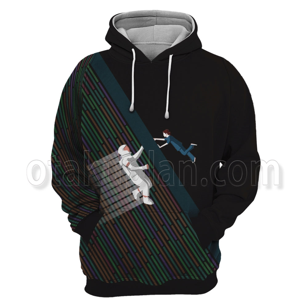 Interstellar 2014 5d Time Dad And Daughter Hoodie