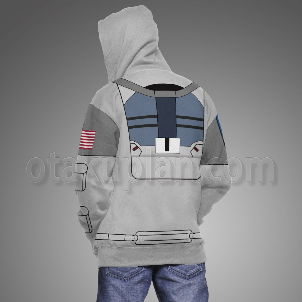 Interstellar Copper Space Suit Uniform Cosplay Hoodie