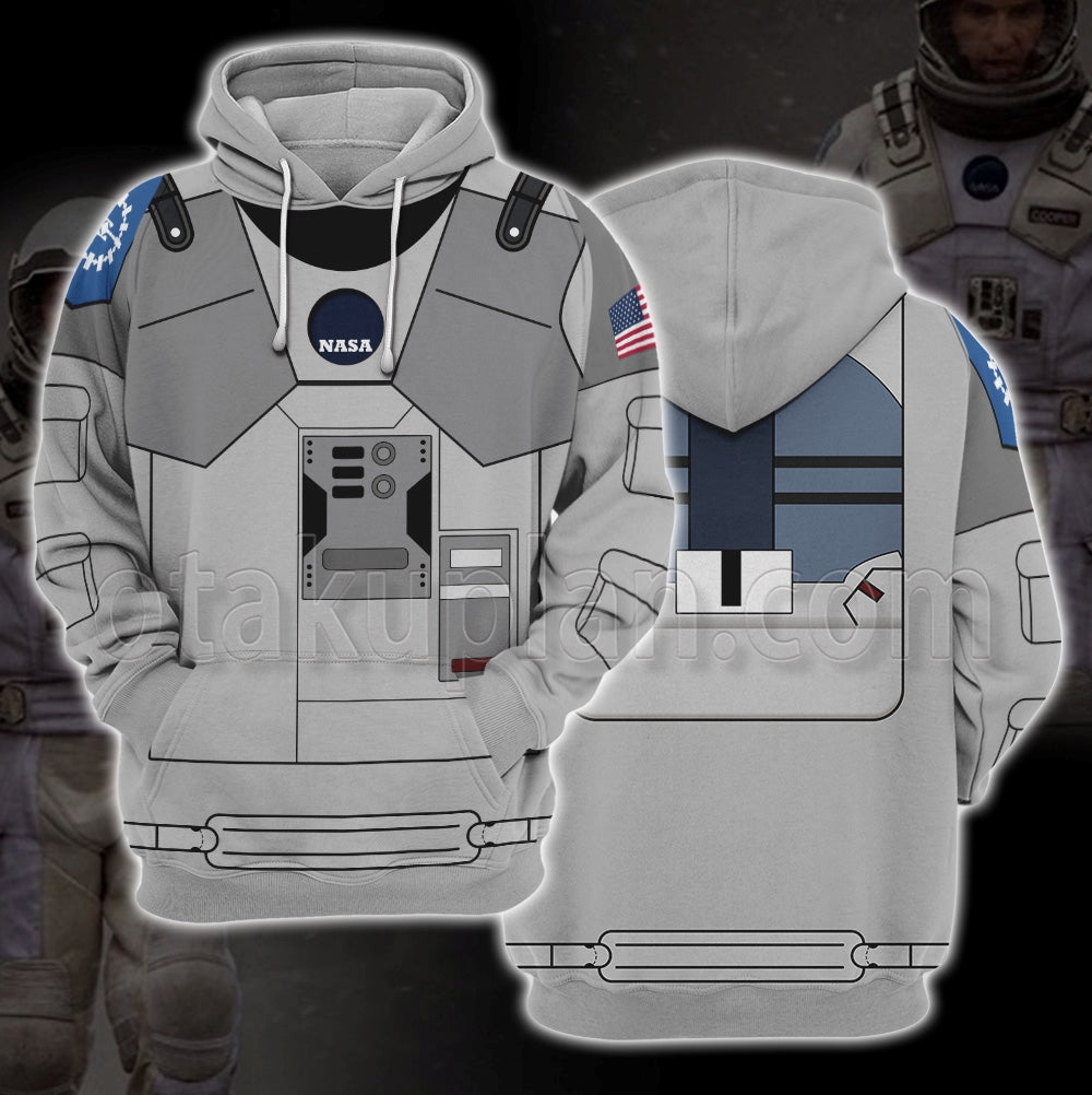 Interstellar Copper Space Suit Uniform Cosplay Hoodie