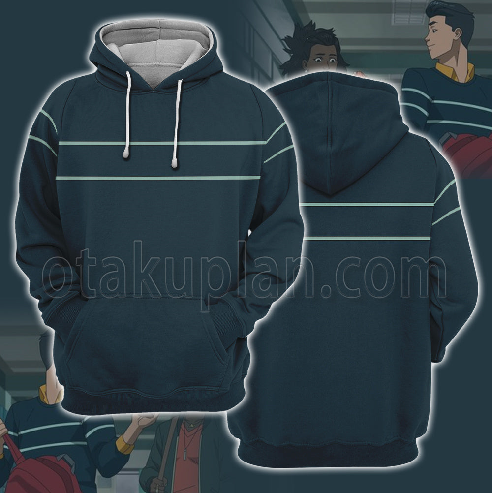 Invincible Mark Mark Grayson Grey Cosplay Hoodie