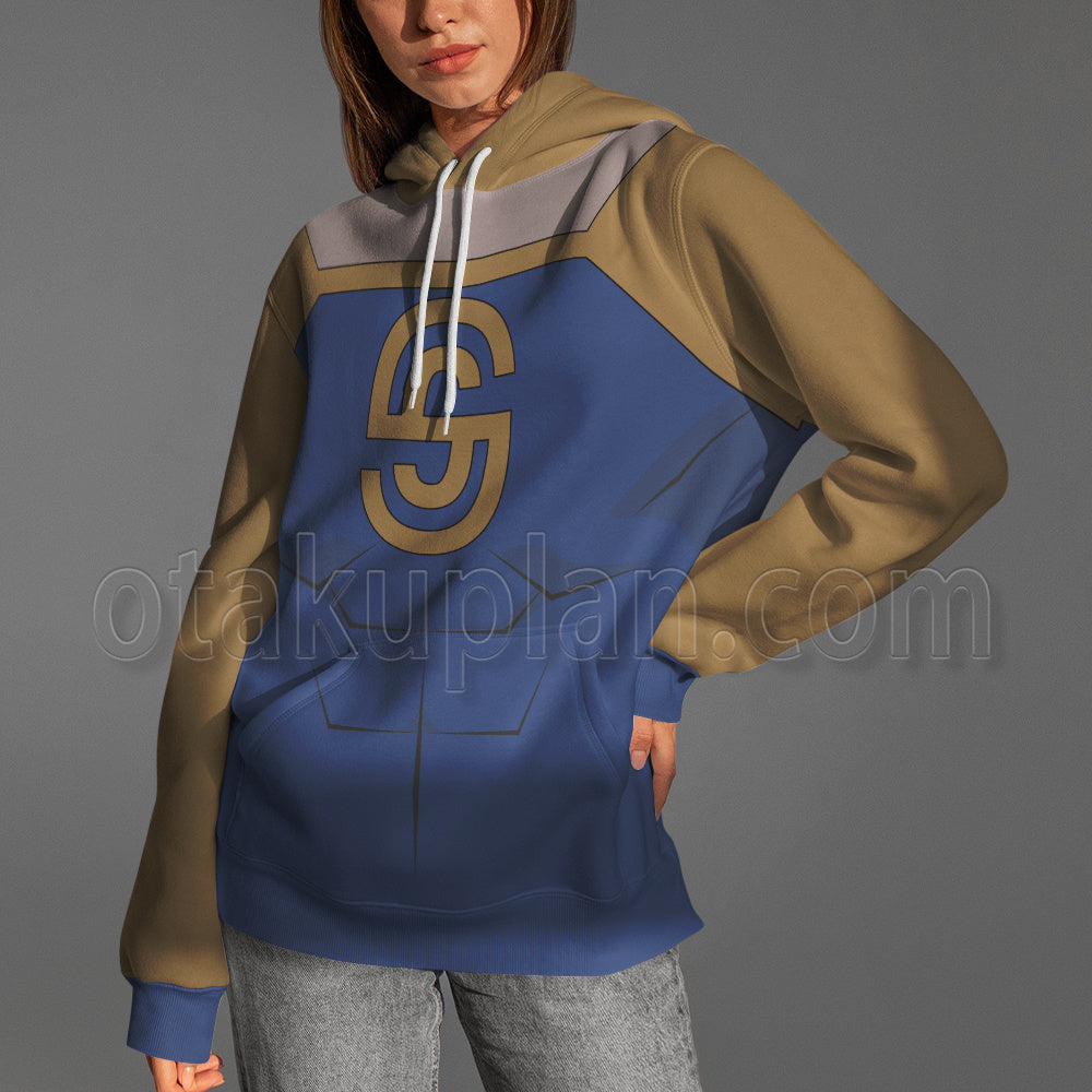 Invincible Shapesmith Blue Uniform Cosplay Hoodie
