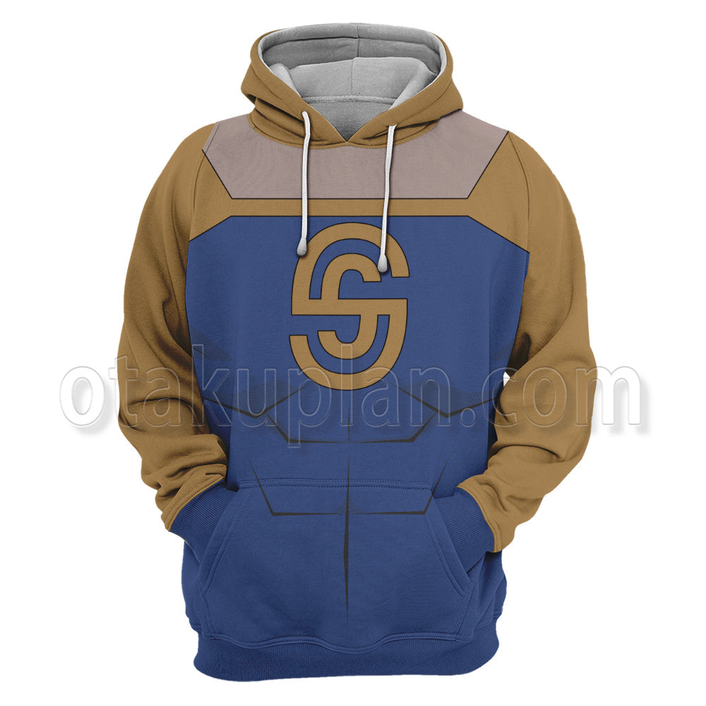 Invincible Shapesmith Blue Uniform Cosplay Hoodie