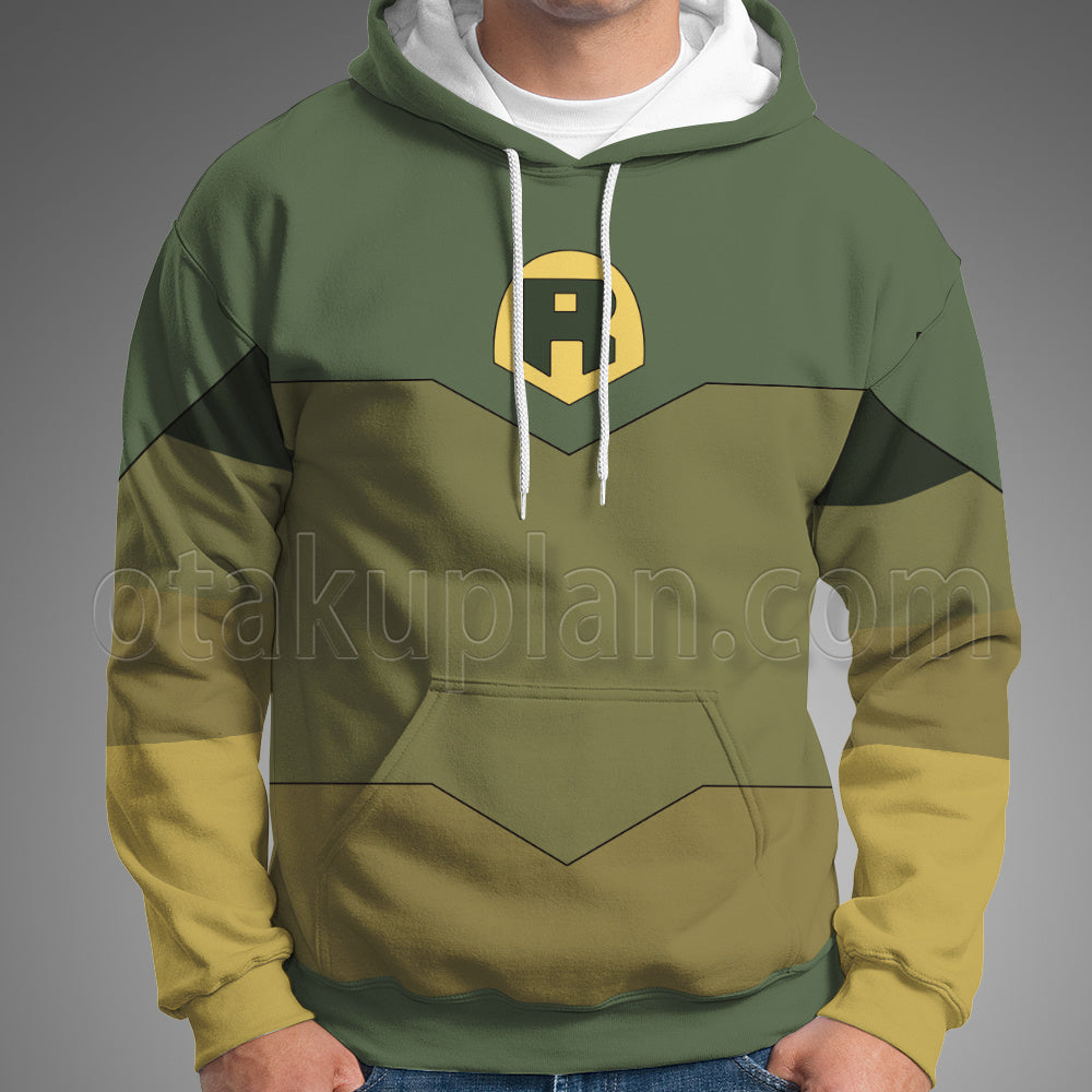 Invincible Shrinking Rae Green Uniform Cosplay Hoodie
